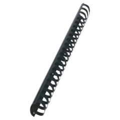 Argola Plástico GBC CombBind 45,0mm 4028186 Oval Cx.50 Preto