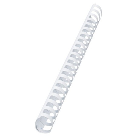 Argola Plástico GBC CombBind 45,0mm 4028206 Oval Cx.50 Branco