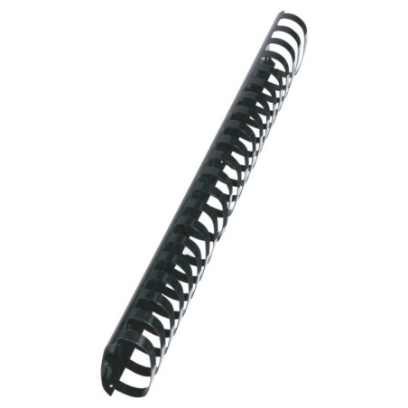 Argola Plástico GBC CombBind 51,0mm 4028187 Oval Cx.50 Preto
