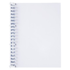 Argola Plástico GBC CombBind 51,0mm 4028207 Oval Cx.50 Branco