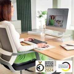 Suporte para Monitor Leitz Ergo 6504-00-85 Cinzento