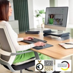 Suporte para Monitor Leitz Ergo 6504-00-89 Cinzento Escuro
