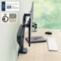 Braço de Monitor Leitz Ergo 6537-00-89 Cinzento Escuro Braço de Monitor Leitz Ergo 6537-00-89 Cinzento Escuro