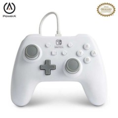 Comando PowerA 1517033-03 com Fio Nintendo Switch Branco