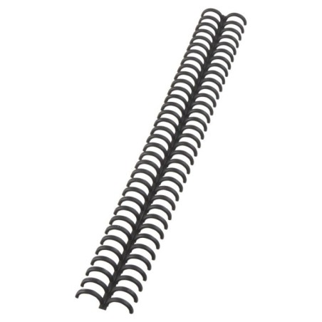 Argola Plástico GBC ClickBind 12,0mm 388064E Cx.50 Preto