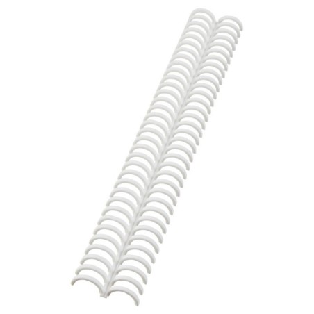 Argola Plástico GBC ClickBind 16,0mm 387340E Cx.50 Branco