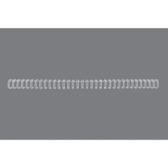 Argola Metálica GBC WireBind RG810470 6,3mm Cx.100 Branco