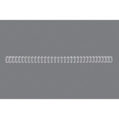 Argola Metálica GBC WireBind RG810570 7,9mm Cx.100 Branco