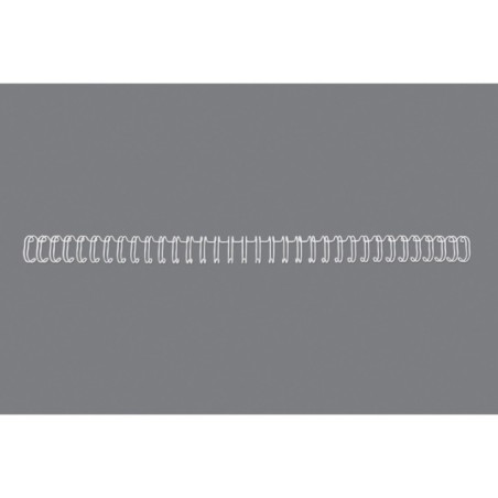Argola Metálica GBC WireBind RG810570 7,9mm Cx.100 Branco