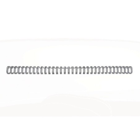 Argola Metálica GBC WireBind RG810610 9,5mm Cx.100 Preto