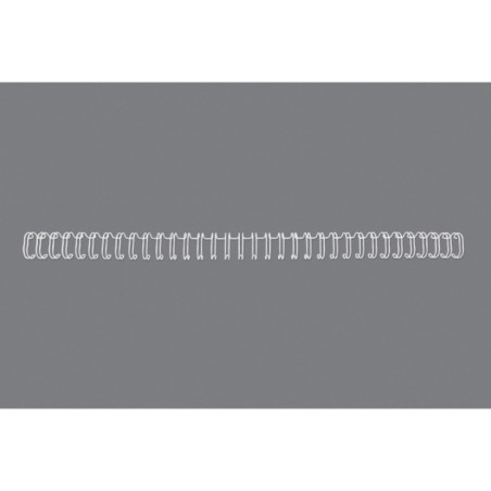 Argola Metálica GBC WireBind RG810670 9,5mm Cx.100 Branco