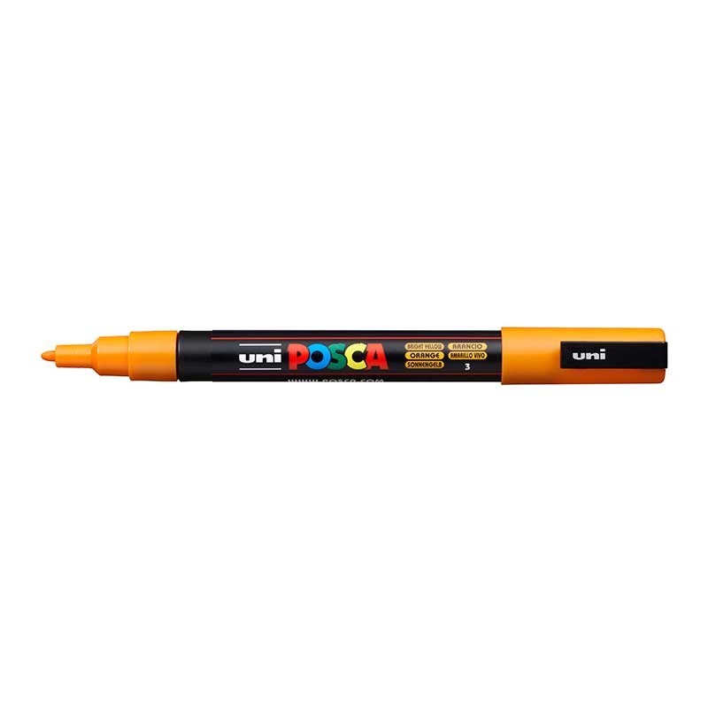 Marcador Uni Posca PC-3M 3 Amarelo Vivo