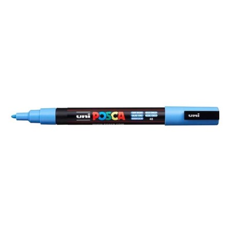 Marcador Uni Posca PC-3M 48 Azul Céu