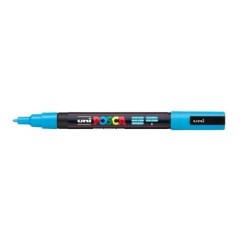 Marcador Uni Posca PC-3M 8 Azul Claro
