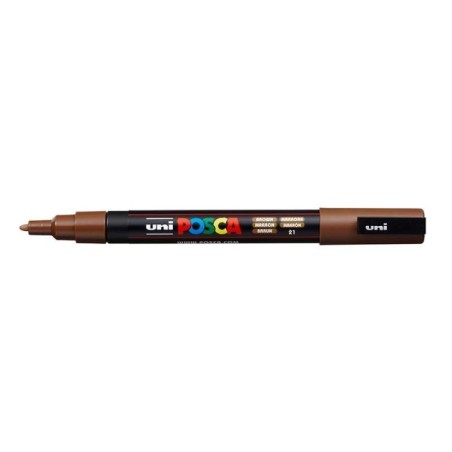 Marcador Uni Posca PC-3M 21 Castanho