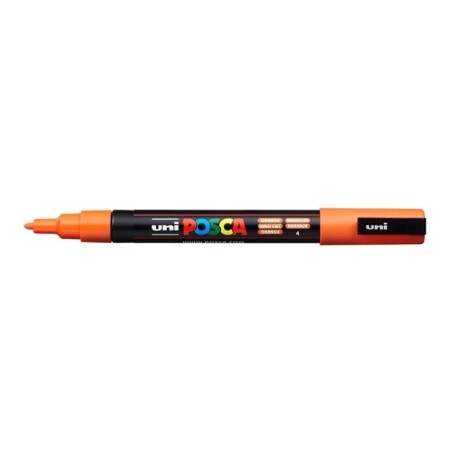Marcador Uni Posca PC-3M 4 Laranja