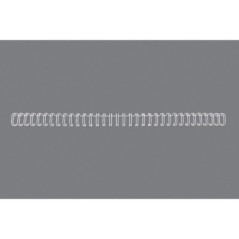 Argola Metálica GBC WireBind RG810970 14,3mm Cx.100 Branco