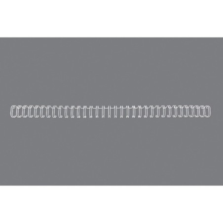 Argola Metálica GBC WireBind RG810970 14,3mm Cx.100 Branco