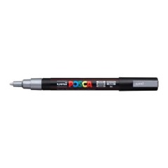 Marcador Uni Posca PC-3M 26 Prateado