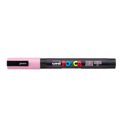 Marcador Uni Posca PC-3M 51 Rosa Claro