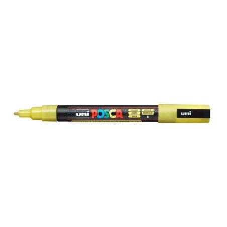 Marcador Uni Posca PC-3ML G2 Amarelo Glitter