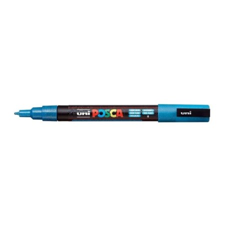 Marcador Uni Posca PC-3ML G8 Azul Claro Glitter