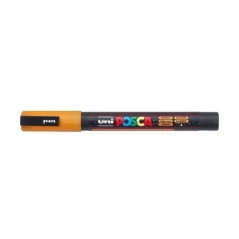 Marcador Uni Posca PC-3ML G4 Laranja Glitter