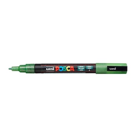 Marcador Uni Posca PC-3ML G6 Verde Glitter