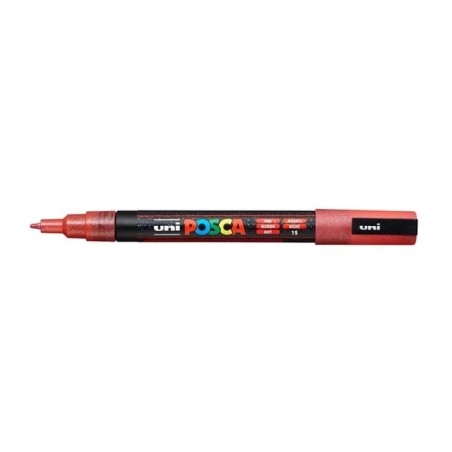 Marcador Uni Posca PC-3ML G15 Vermelho Glitter