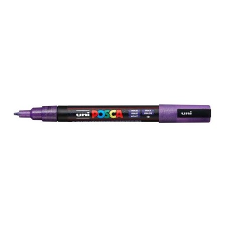 Marcador Uni Posca PC-3ML G12 Violeta Glitter