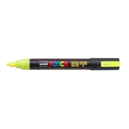 Marcador Uni Posca PC-5M F2 Amarelo Fluorescente