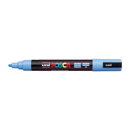 Marcador Uni Posca PC-5M 48 Azul Céu