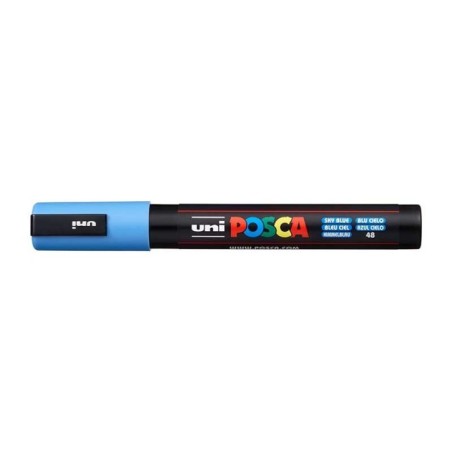 Marcador Uni Posca PC-5M 48 Azul Céu