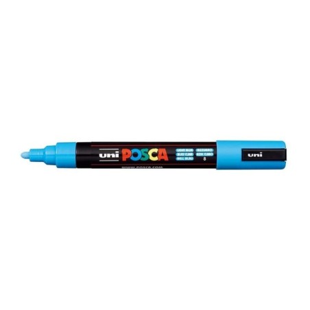 Marcador Uni Posca PC-5M 8 Azul Claro