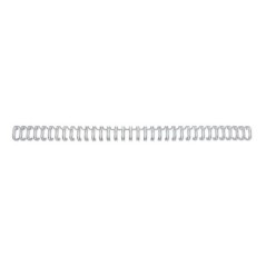 Argola Metálica GBC WireBind RG810997 14,3mm Cx.100 Prateado