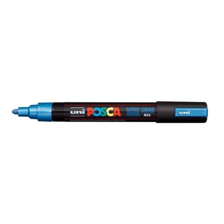 Marcador Uni Posca PC-5M M33 Azul Metalizado