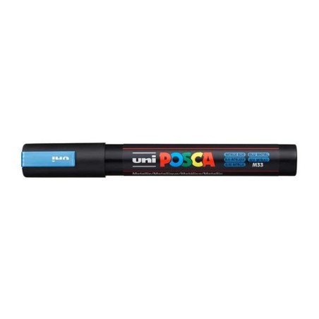 Marcador Uni Posca PC-5M M33 Azul Metalizado