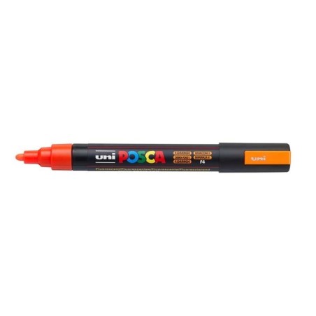 Marcador Uni Posca PC-5M F4 Laranja Fluorescente