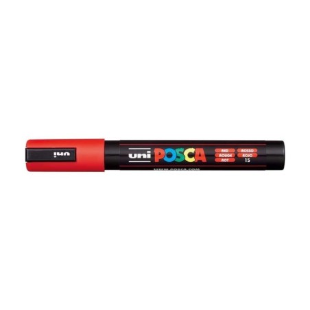 Marcador Uni Posca PC-5M 15 Vermelho