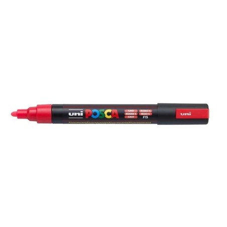 Marcador Uni Posca PC-5M F15 Vermelho Fluorescente