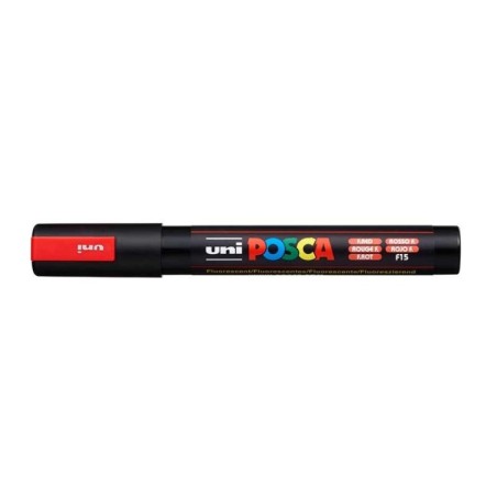 Marcador Uni Posca PC-5M F15 Vermelho Fluorescente