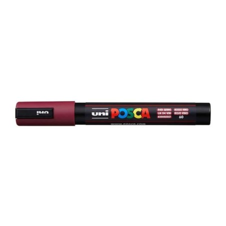 Marcador Uni Posca PC-5M 60 Vermelho Vinho
