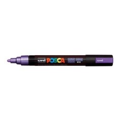 Marcador Uni Posca PC-5M M12 Violeta Metalizado