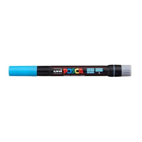 Marcador Uni Posca PCF-350 8 Azul Claro