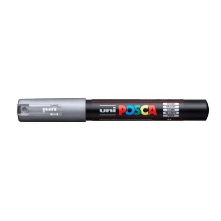 Marcador Uni Posca PC-1M 26 Prateado