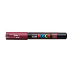 Marcador Uni Posca PC-1M 60 Vermelho Vinho