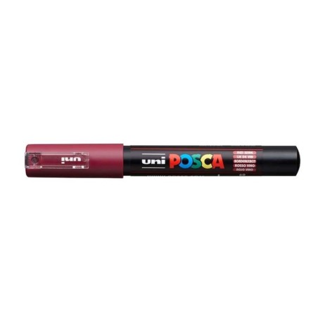 Marcador Uni Posca PC-1M 60 Vermelho Vinho