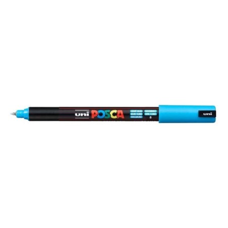 Marcador Uni Posca PC-1MR 8 Azul Claro