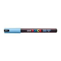 Marcador Uni Posca PC-1MR P33 Azul Glaciar