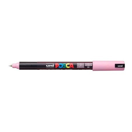 Marcador Uni Posca PC-1MR 51 Rosa Claro